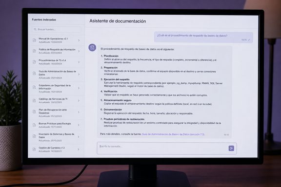 Consulta realizada al asistente